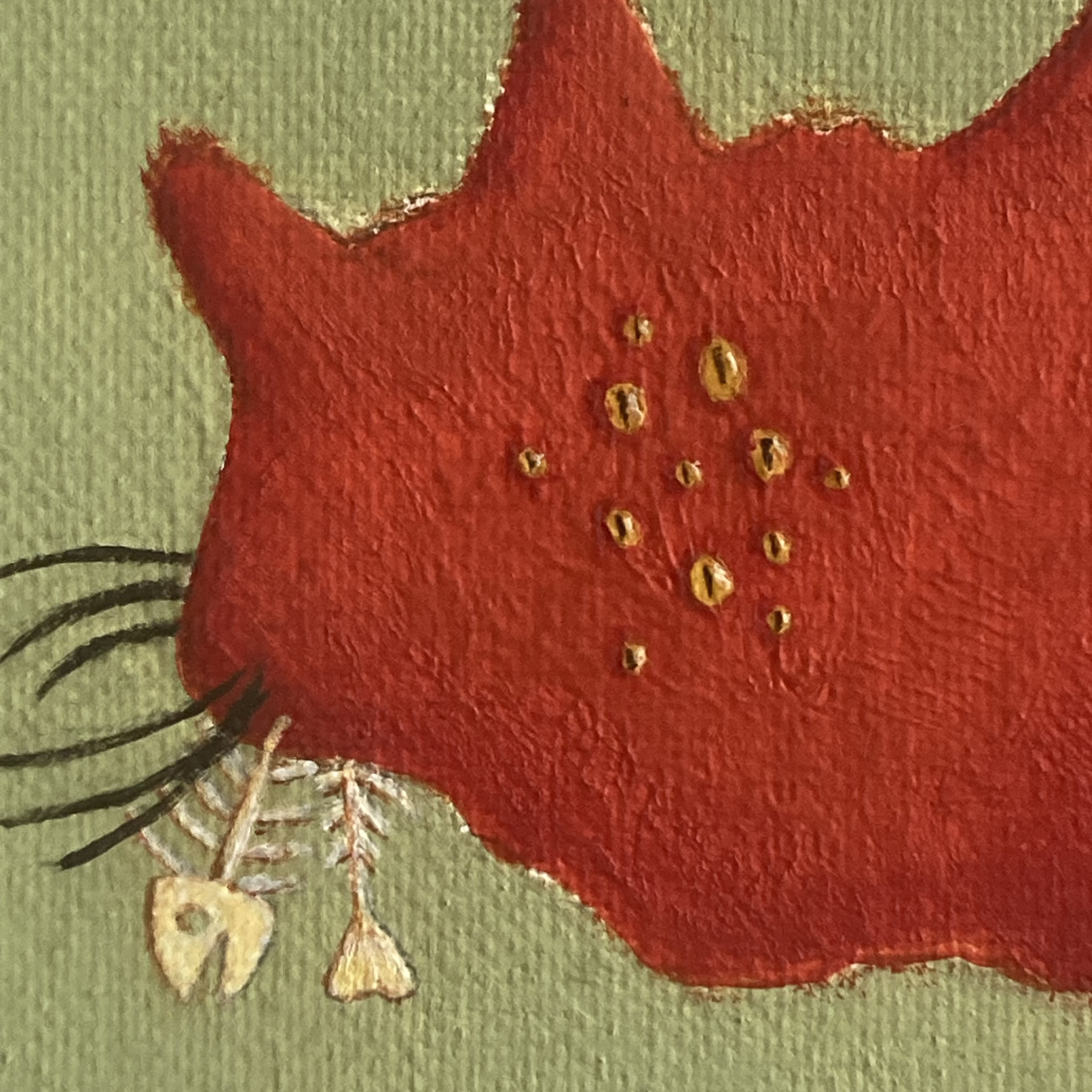 Painting of a Monster Cat