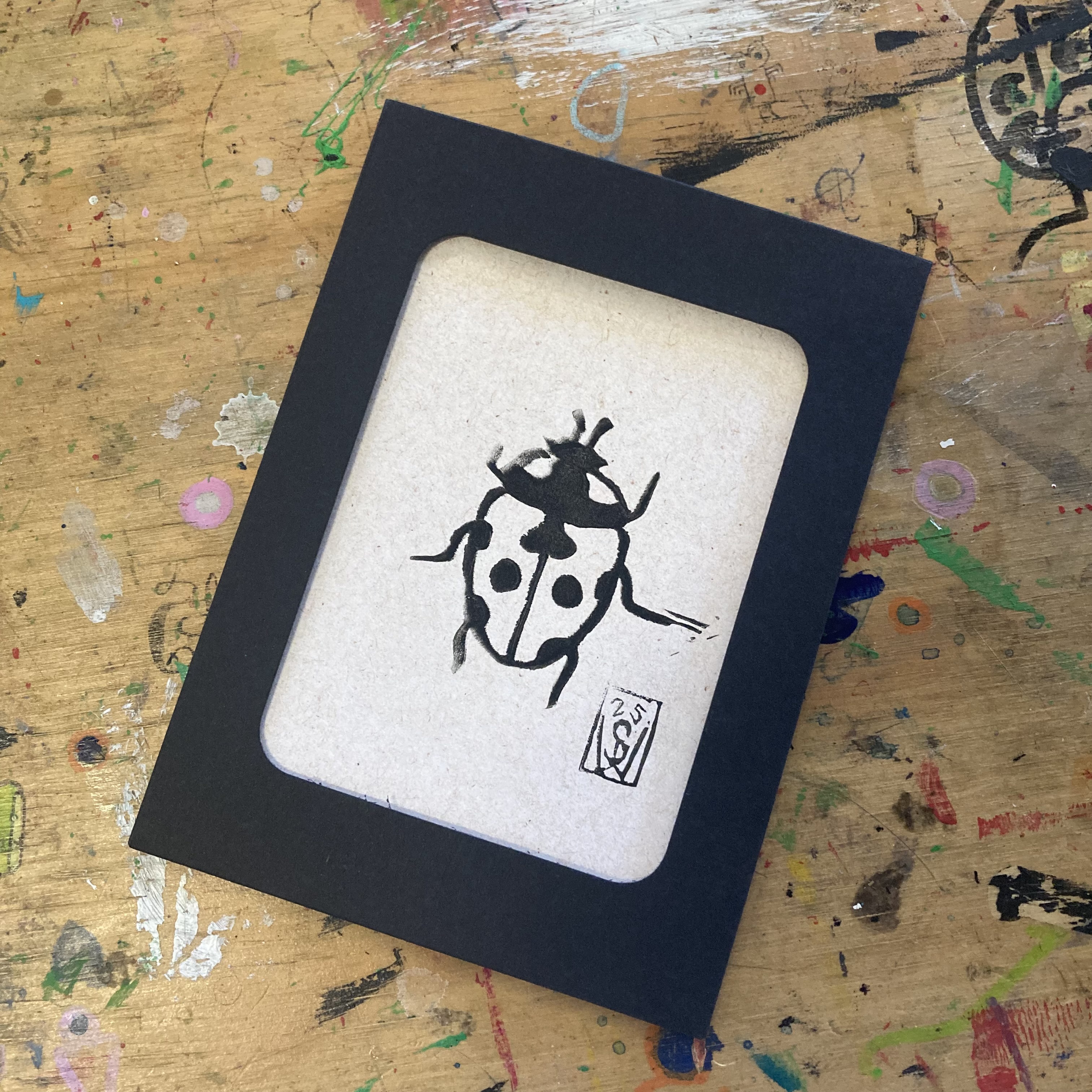 Ladybug Block-Print