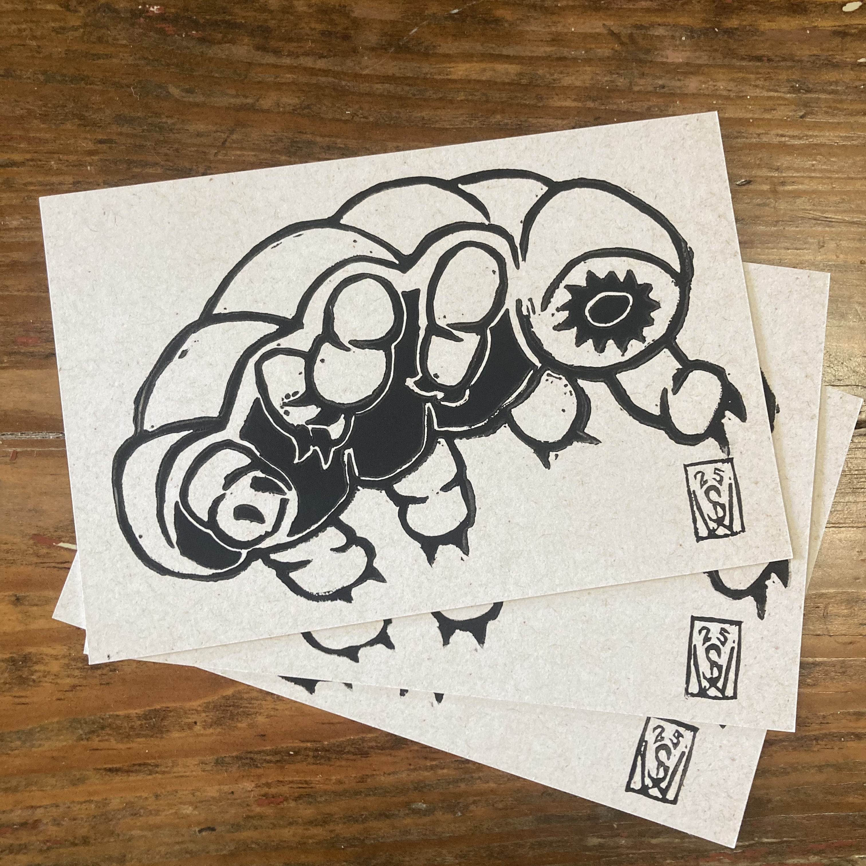 Tardigrade Block-Print